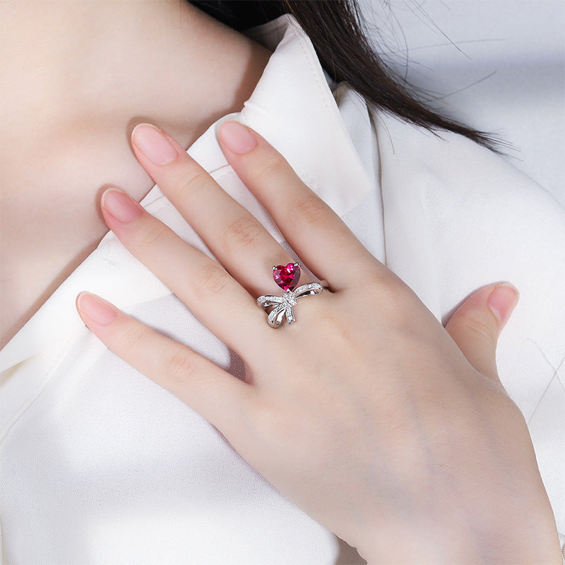 S925 Sterling Silver CZ Diamond Ring