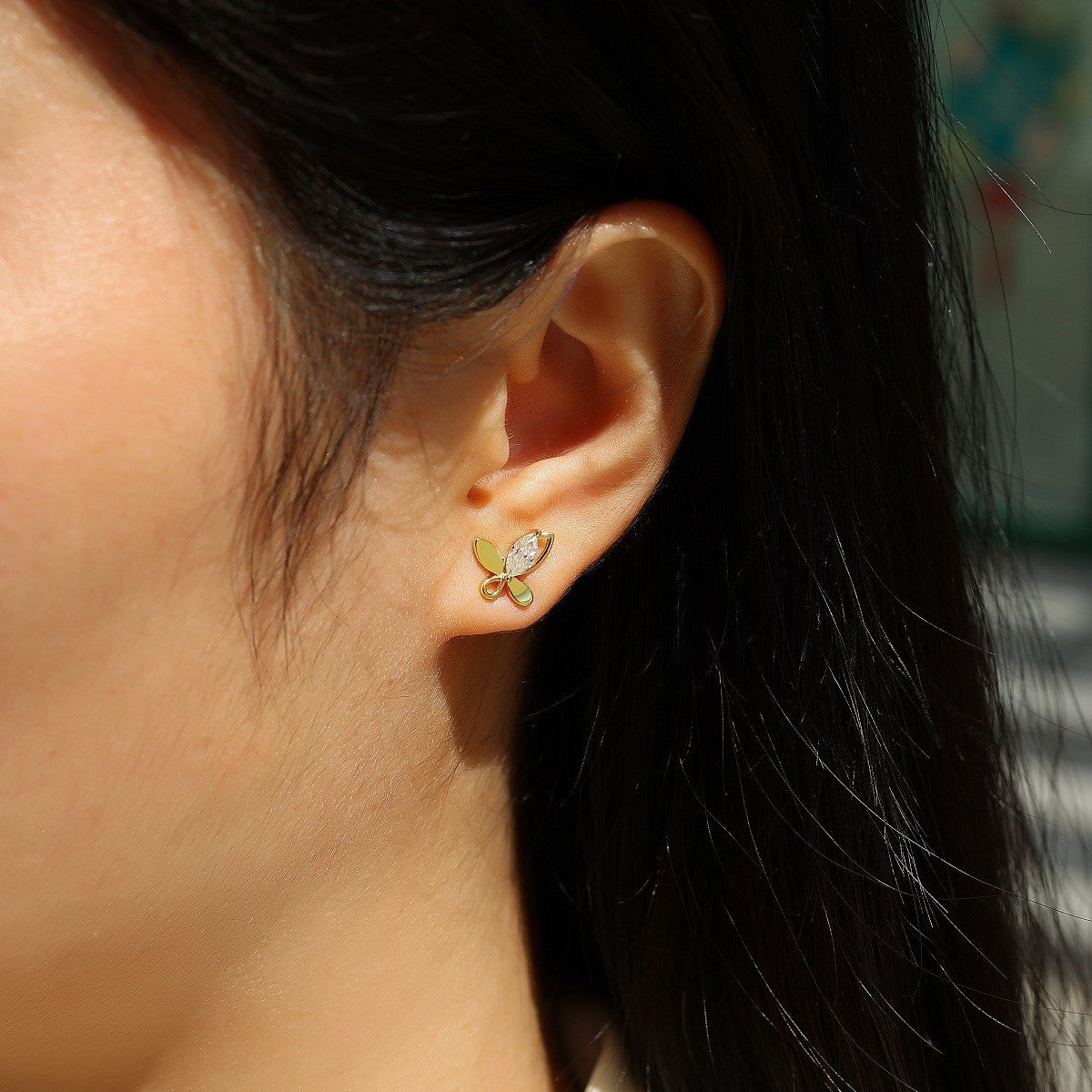 S925 Sterling Silver Moissanite Stud Earrings