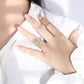 S925 Sterling Silver CZ Diamond Ring