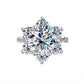 S925 Sterling Silver Moissanite Ring