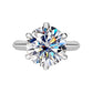 S925 Sterling Silver Moissanite Ring