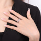 S925 Sterling Silver CZ Diamond Ring