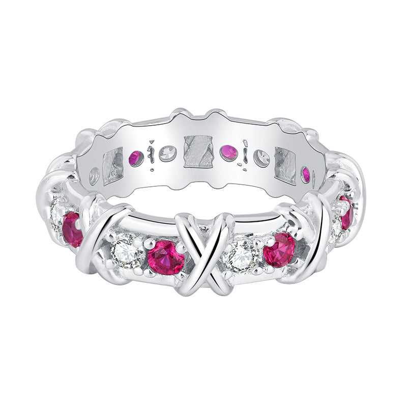 S925 Sterling Silver CZ Diamond Ring