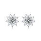 S925 Sterling Silver Moissanite Stud Earrings