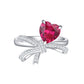 S925 Sterling Silver CZ Diamond Ring