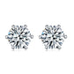 【#ME06·Lily】0.5-1CT S925 Sterling Silver Moissanite Earrings Daily