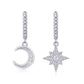 S925 Sterling Silver Moissanite Stud Earrings