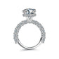S925 Sterling Silver Moissanite Ring