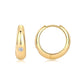 S925 Sterling Silver Moissanite Hoop Earrings