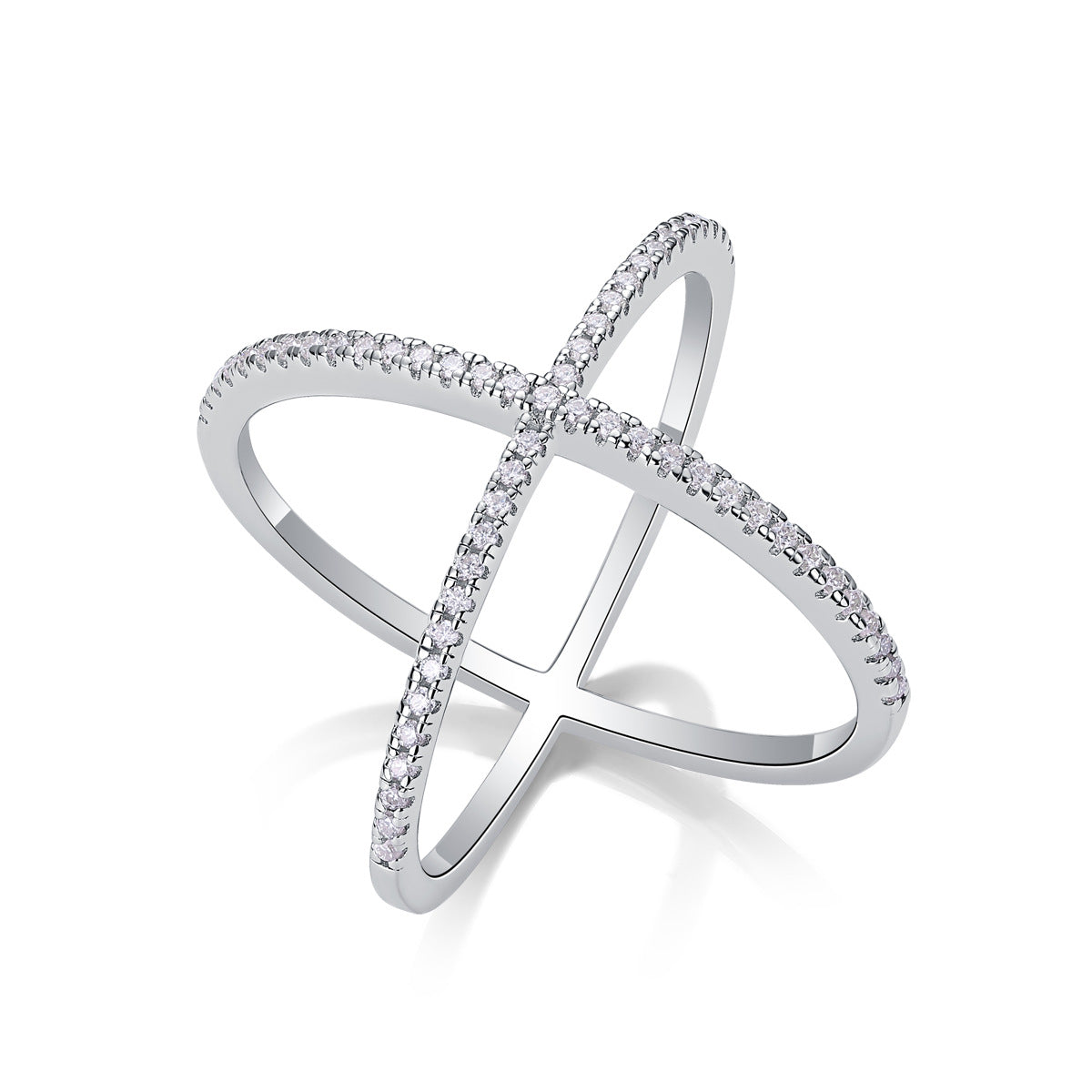 S925 Sterling Silver Moissanite Ring