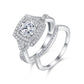 S925 Sterling Silver Moissanite Ring