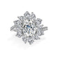 S925 Sterling Silver Moissanite Ring