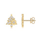 【#ME02·X'mas Tree】S925 Sterling Silver Moissanite Earrings Daily