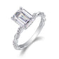S925 Sterling Silver Moissanite Ring