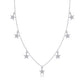 S925 Sterling Silver Moissanite Pendant Daily 18"