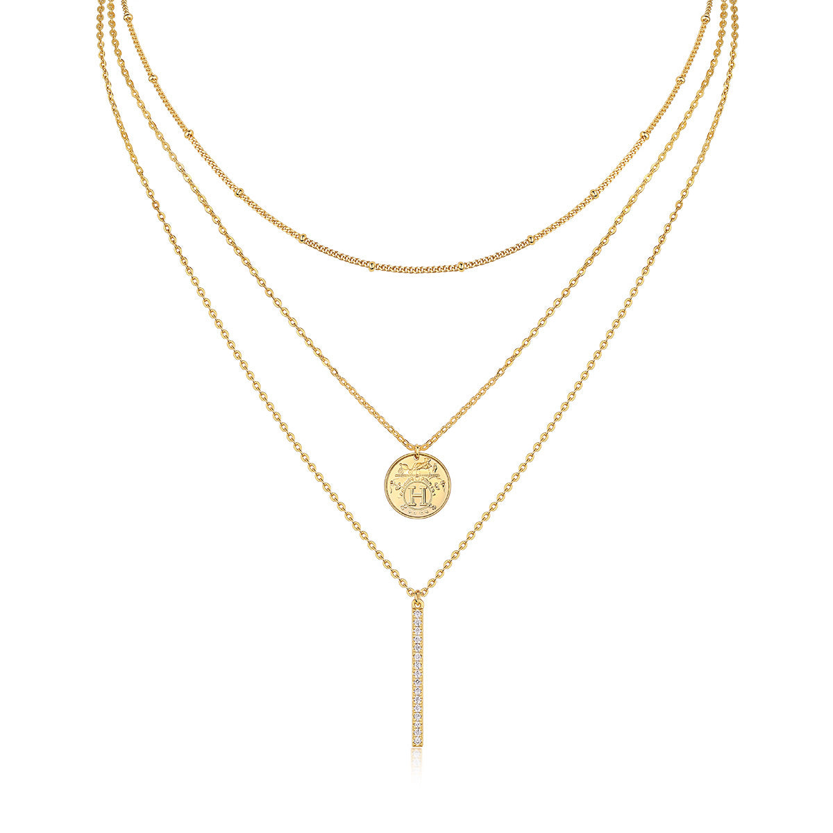 S925 Sterling Silver Moissanite Pendant Daily 18"