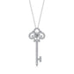 S925 Sterling Silver Moissanite Pendant Daily 18"
