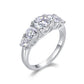 S925 Sterling Silver Moissanite Ring