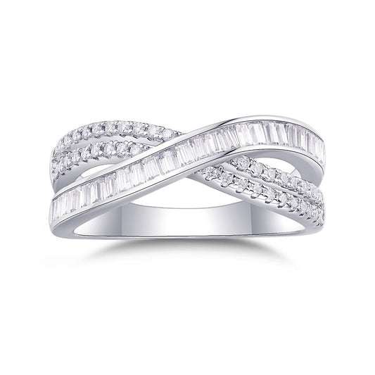 S925 Sterling Silver Moissanite Ring