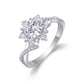 S925 Sterling Silver Moissanite Ring