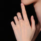 S925 Sterling Silver CZ Diamond Ring