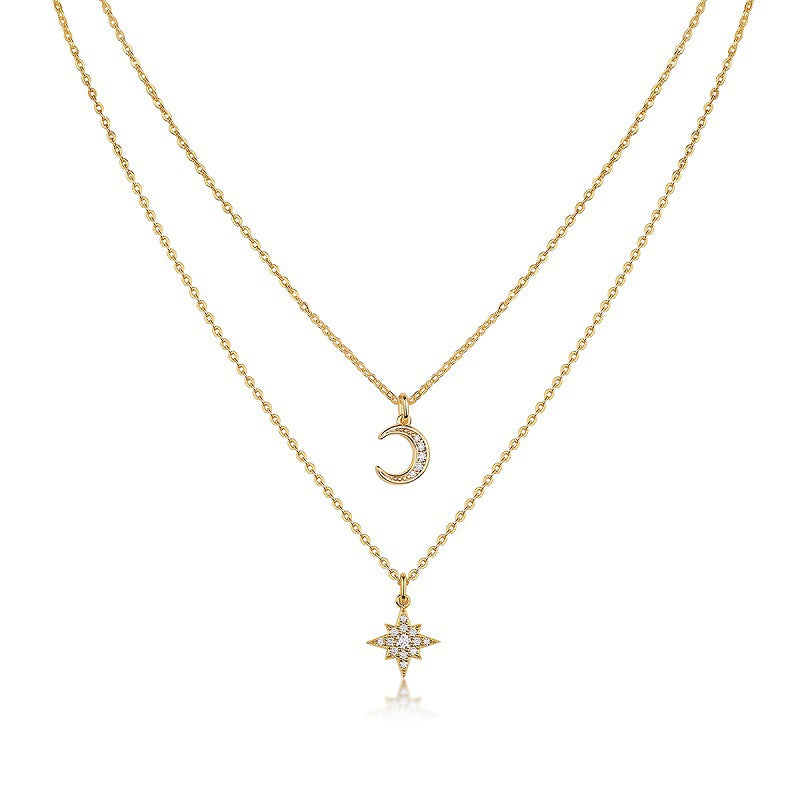 S925 Sterling Silver Moissanite Pendant Daily 18"