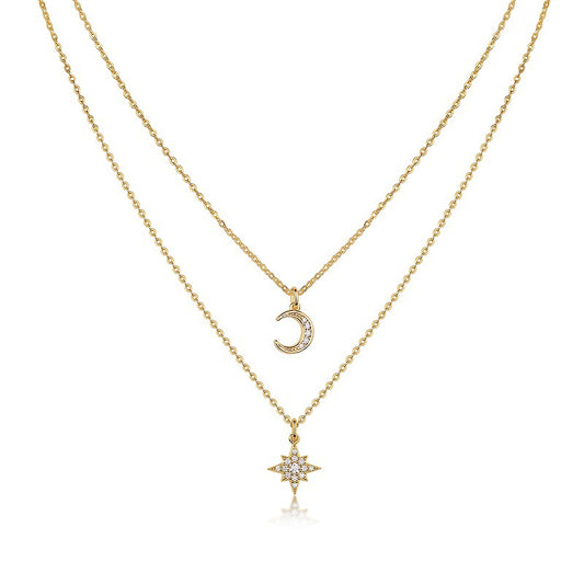 S925 Sterling Silver Moissanite Pendant Daily 18"