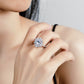 S925 Sterling Silver Moissanite Ring