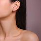 S925 Sterling Silver Moissanite Stud Earrings
