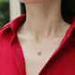 S925 Sterling Silver Moissanite Pendant Daily 18"