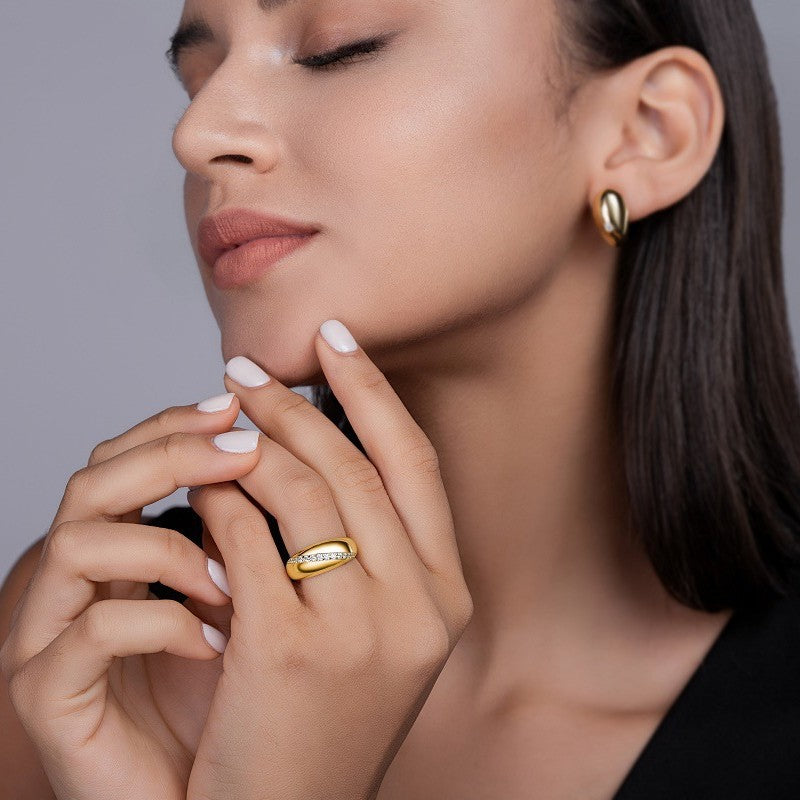 S925 Sterling Silver Moissanite Ring Fix Ring Band