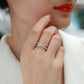 【#MR48·Daydream】S925 Sterling Silver Moissanite Ring Fix Ring Band
