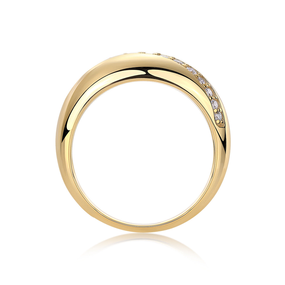 S925 Sterling Silver Moissanite Ring Fix Ring Band