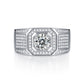 【#R12·President】OFFICIAL ORIGINAL S925 Sterling Silver Moissanite Ring For Men