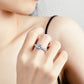 S925 Sterling Silver Moissanite Ring