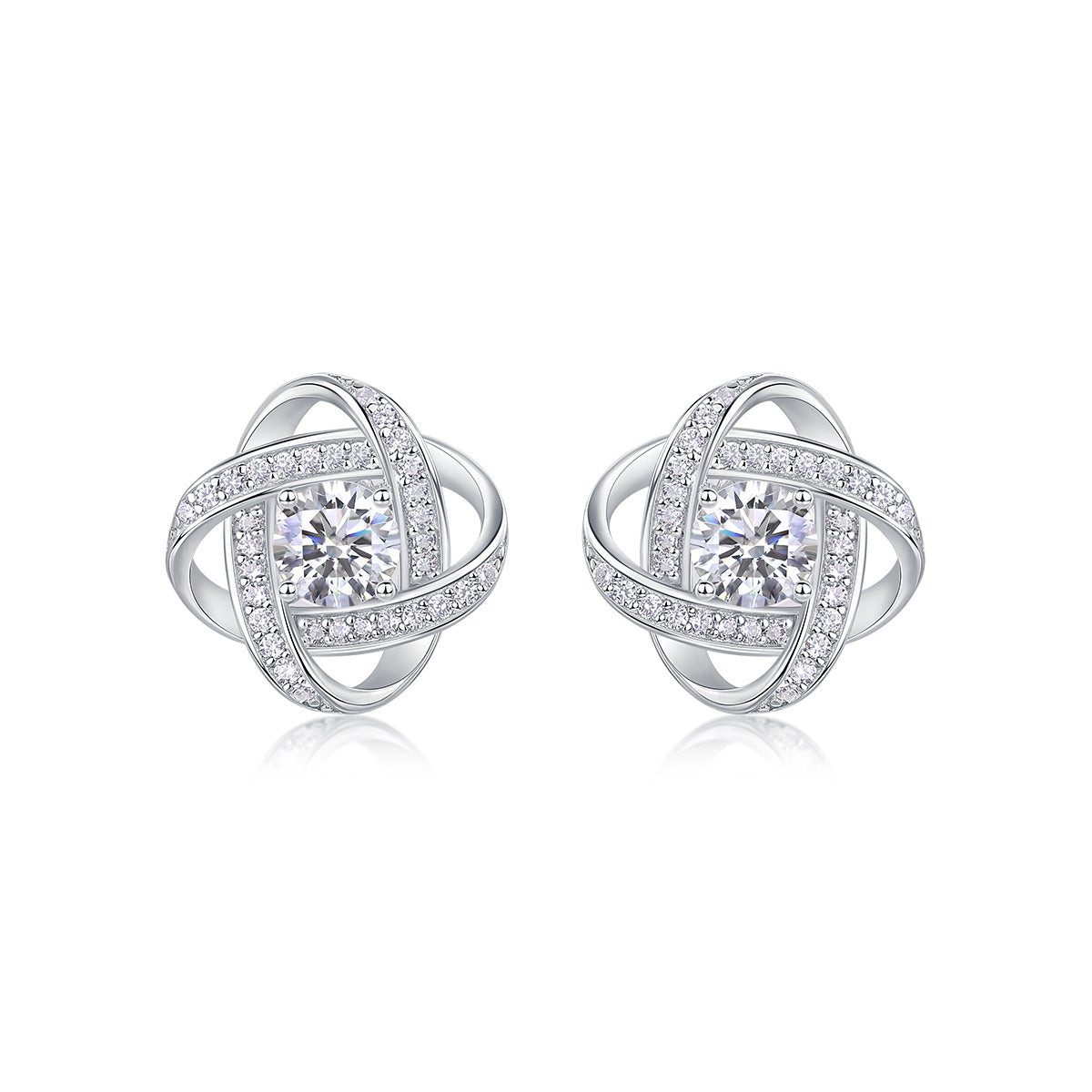 S925 Sterling Silver Moissanite Wired Earrings