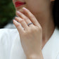 S925 Sterling Silver Moissanite Ring
