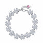 S925 Sterling Silver CZ Diamond Bracelet 16"