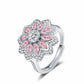 S925 Sterling Silver CZ Diamond Ring