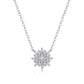 S925 Sterling Silver Moissanite Pendant Daily 18"
