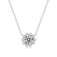 S925 Sterling Silver Moissanite Pendant Daily 18"
