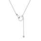 S925 Sterling Silver Moissanite Pendant Daily 18"