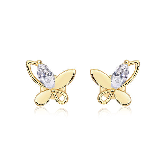 S925 Sterling Silver Moissanite Stud Earrings