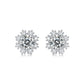 S925 Sterling Silver Moissanite Stud Earrings